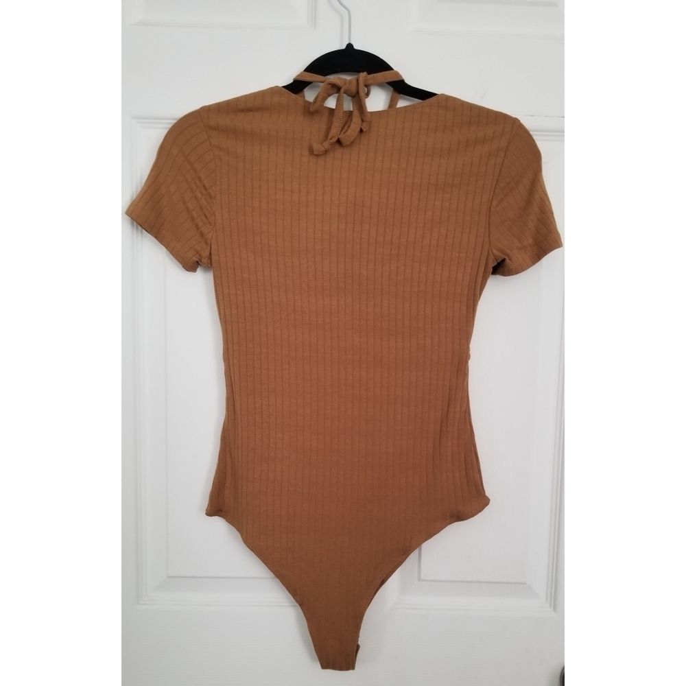 Wild fable brown cutout bodysuit - Picture 5 of 6